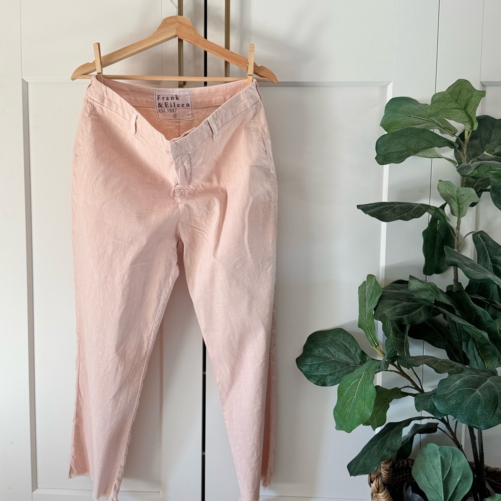Frank & Eileen Pale Pink Cropped Pants
